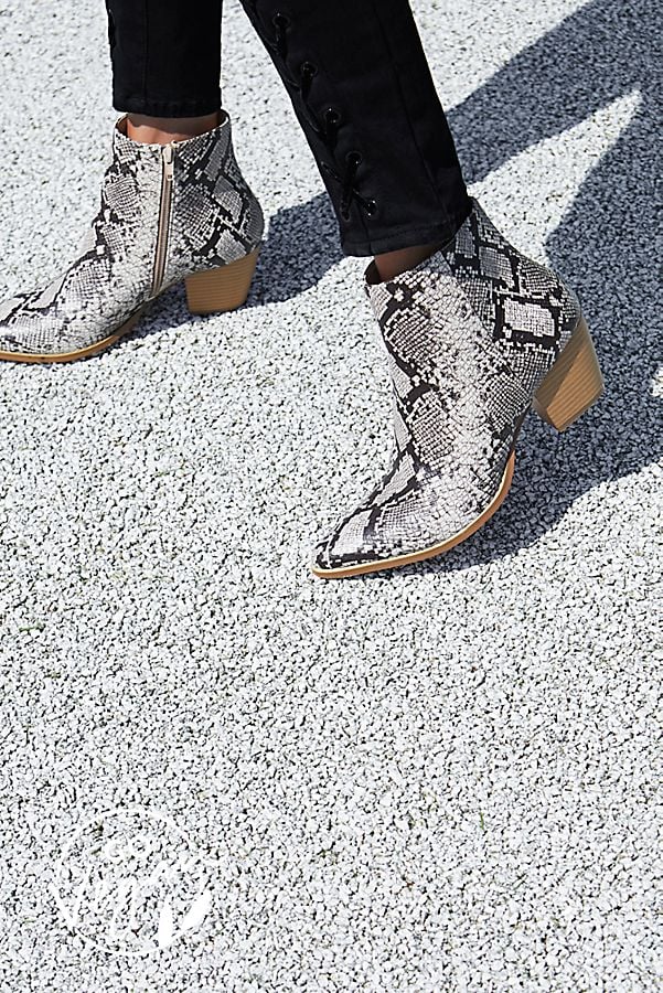 Free people sale snakeskin boots