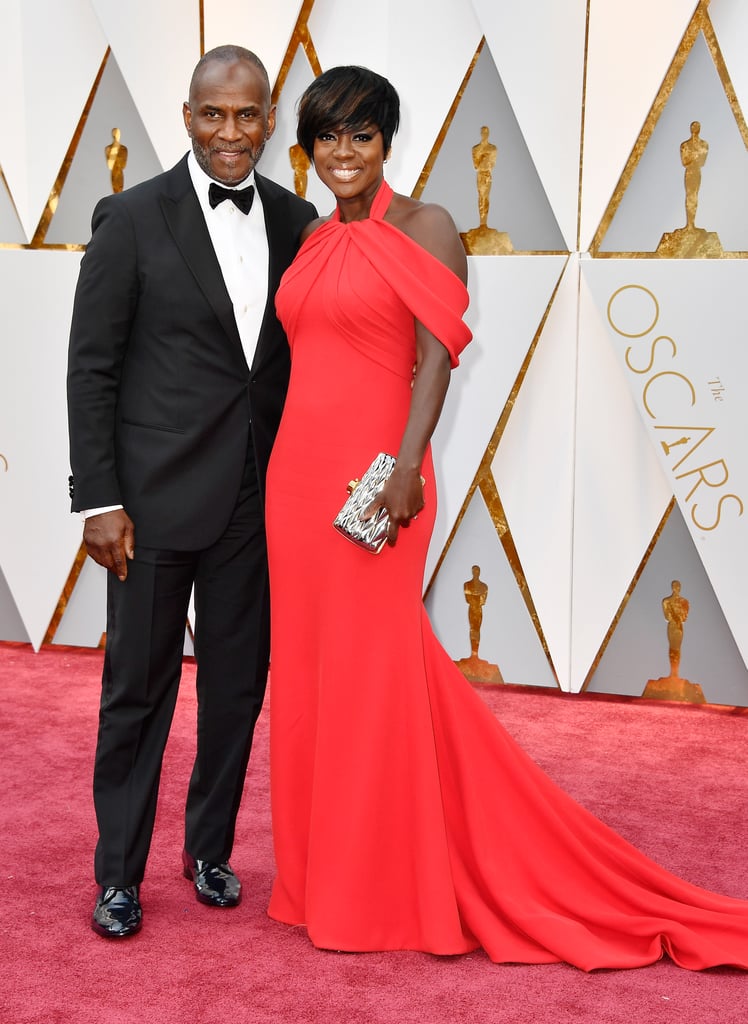 Viola Davis and Julius Tennon at the 2017 Oscars
