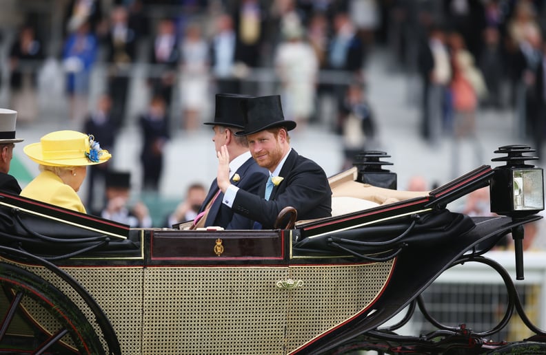 Queen Elizabeth II and Prince Harry, 2016