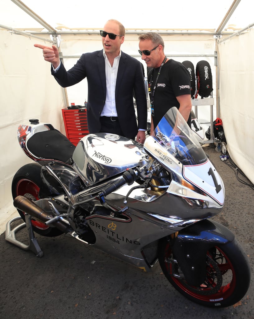 Prince William at the Isle of Man TT June 2018 Pictures