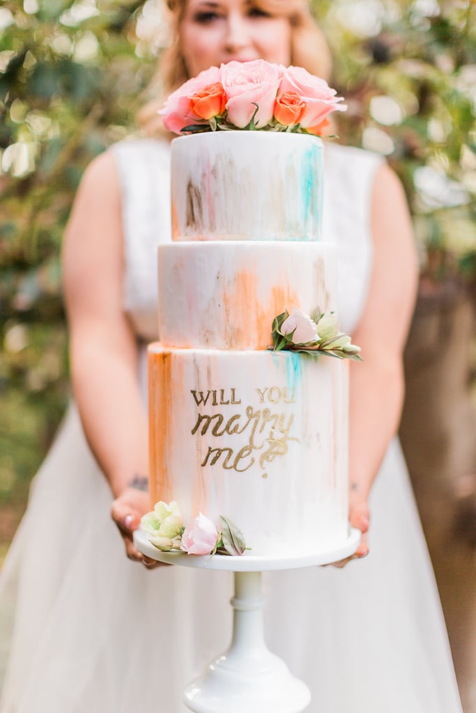 Surprise Proposal in a Styled Wedding Shoot