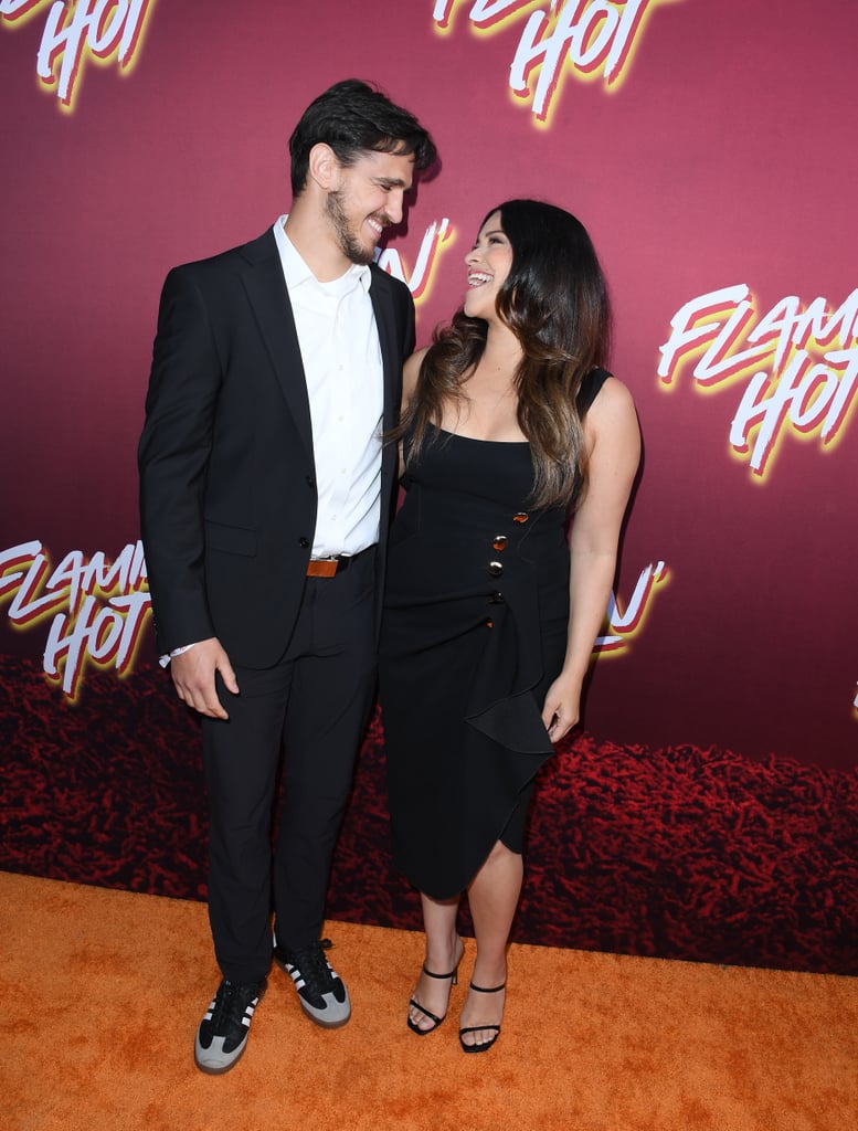 Gina Rodriguez and Joe LoCicero on "Flamin' Hot" Red Carpet