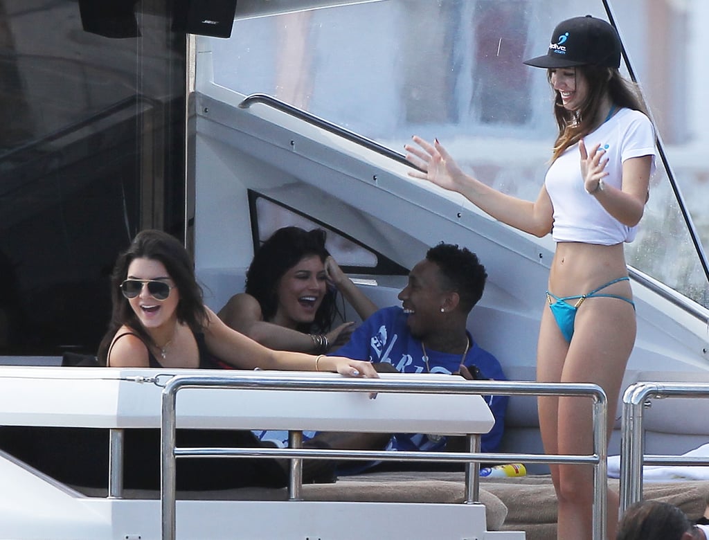 Kylie Jenner and Tyga Hold Hands in St. Barts | Pictures