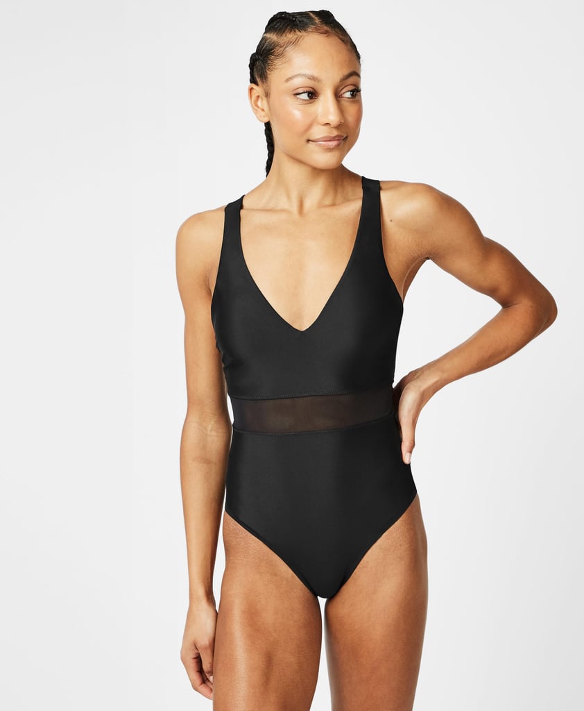 Regenerated Plastic Lido Mesh Swimsuit ($98)