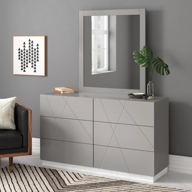 Best Dresser With Mirror Wade Logan Mchenry 6Drawer Dresser 14 Best