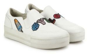 Eclectic and eye-catching, these Ash Jess Embroidered Leather Platform Skate Sneakers ($225) have a fun vibe we can't get enough of.