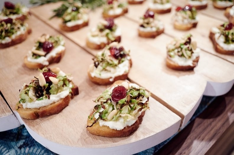 Giada De Laurentiis's Charred Brussels Sprouts Crostini