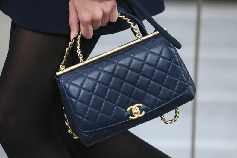 A Chanel Bag on the Runway During Paris Fashion Week