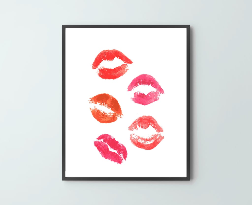 Lips Art Print Beauty Gifts From Etsy POPSUGAR Beauty Photo 12