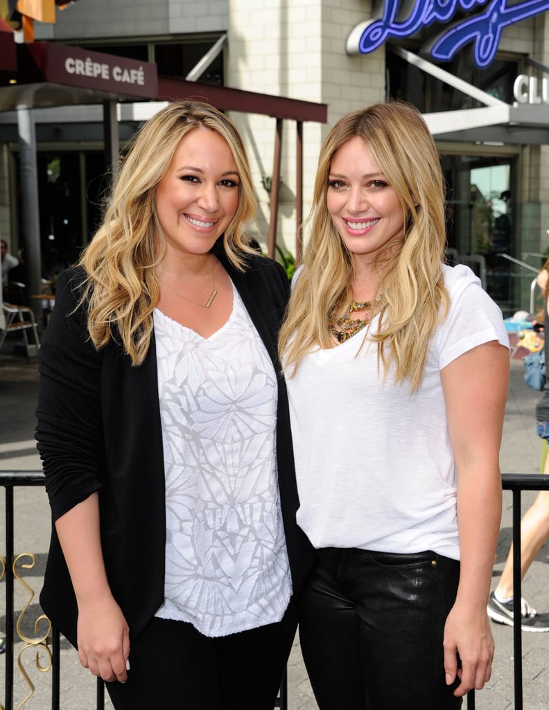 Hilary and Haylie Duff
