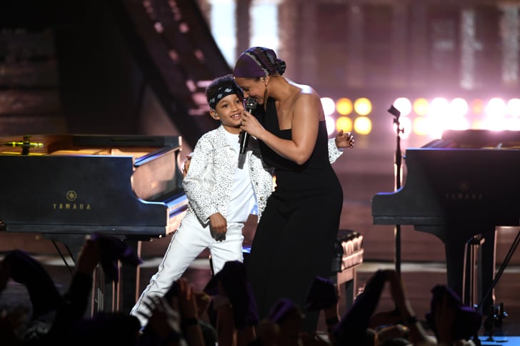 Alicia Keys With Her Sons at 2019 iHeartRadio Music Awards | POPSUGAR ...
