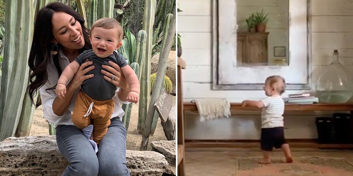 Joanna Gaines Instagram Video of Crew Walking POPSUGAR Family