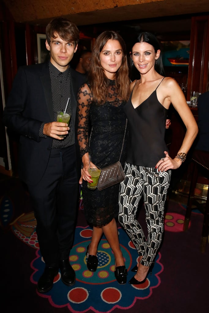 On Wednesday, Keira Knightley and James Righton linked up with Liberty Ross at the launch of her new denim line, GENETIC X Liberty Ross, in London.