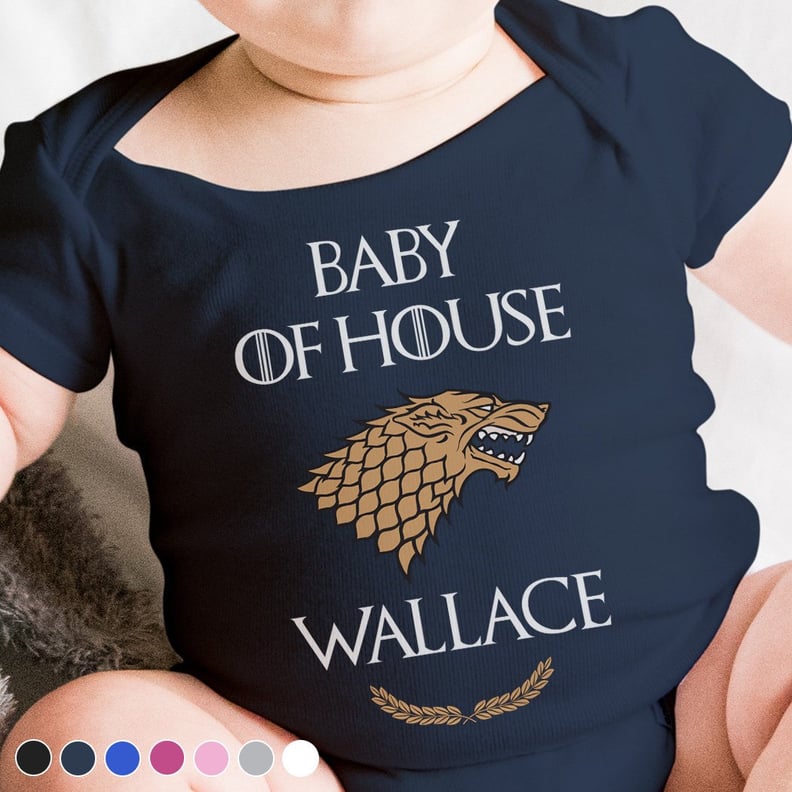 Personalized Game of Thrones Baby Onesie