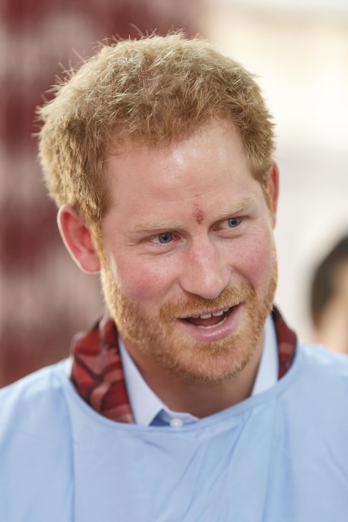 Prince Harry at Children's Hospital in Nepal 2016