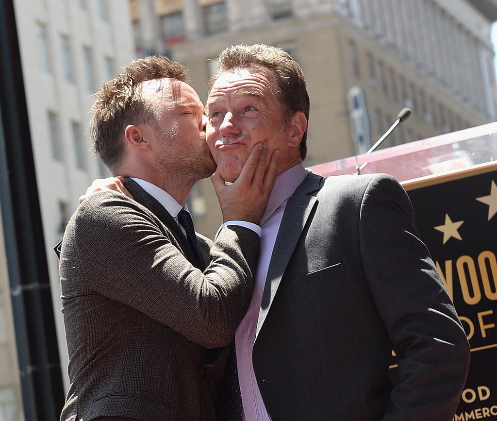 And When Bryan Was Honored on the Hollywood Walk of Fame in July 2013, Aaron Gifted Him With This Kiss
