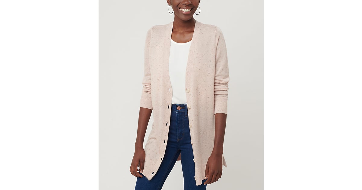 Loft top boyfriend cardigan
