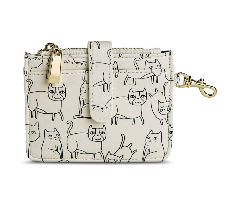 Cat print card holder