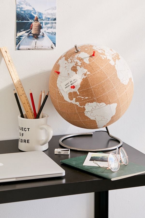 Large Cork Globe