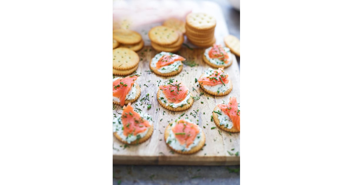Smoked Salmon Ritz Bites Ritz Cracker Recipes POPSUGAR Food Photo 6