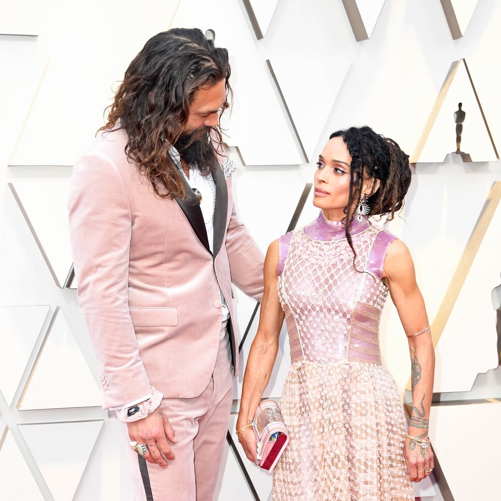 Jason Momoa and Lisa Bonet's Glambot Video at 2019 Oscars | POPSUGAR Celebrity Photo 5