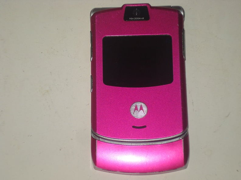 Texting on your pink Razr underneath the desk in class.