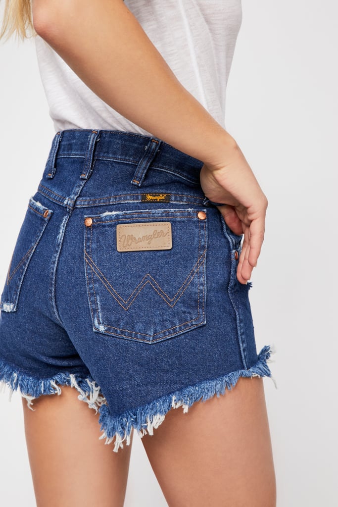 wrangler denim shorts