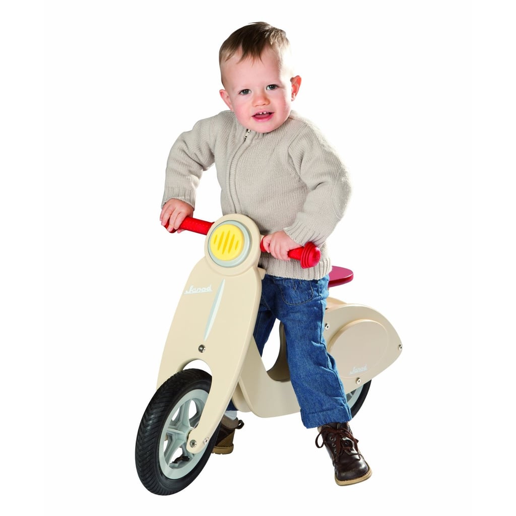 wooden scooter balance bike