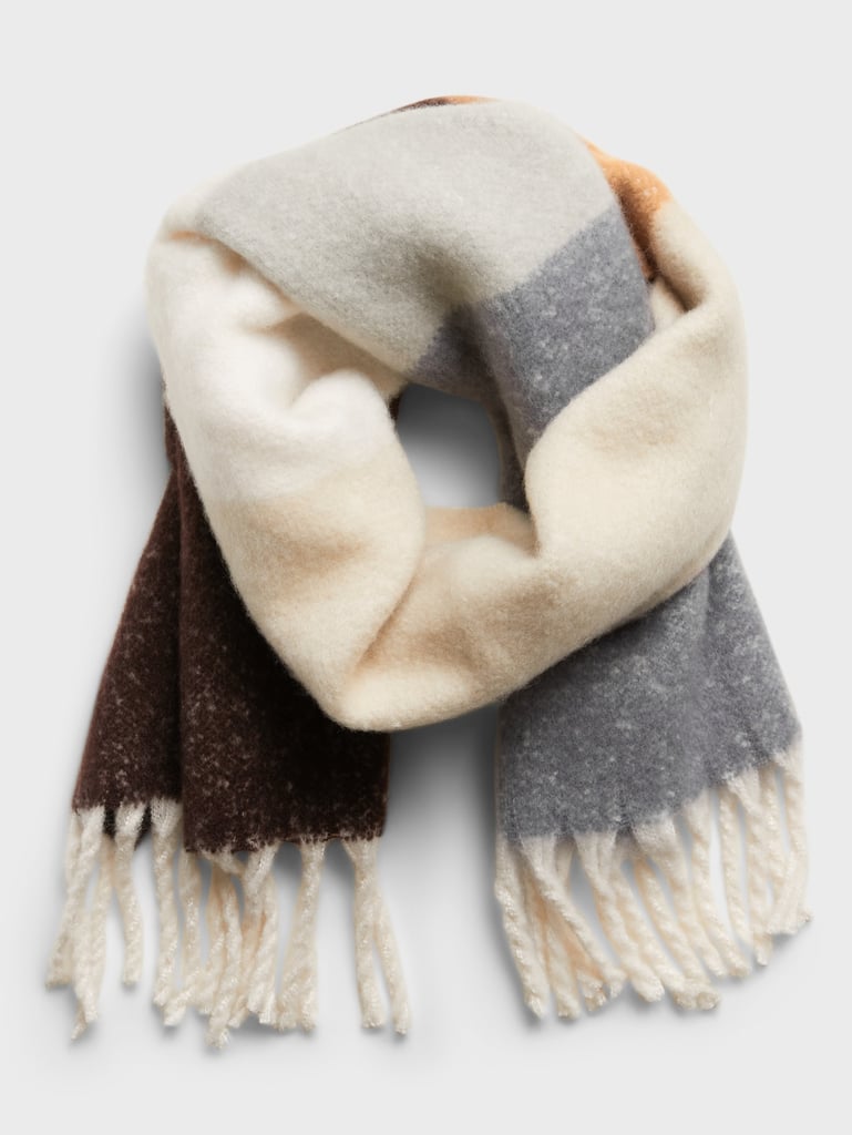 Banana Republic Color-Block Fuzzy Scarf