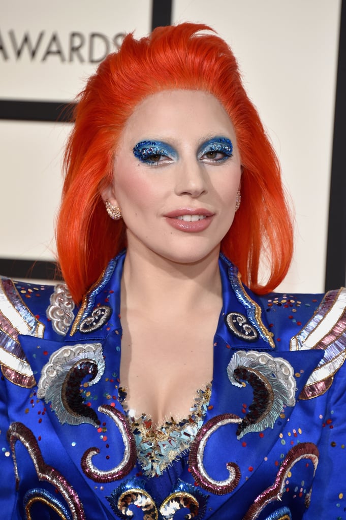 Lady Gaga at the 2016 Grammys