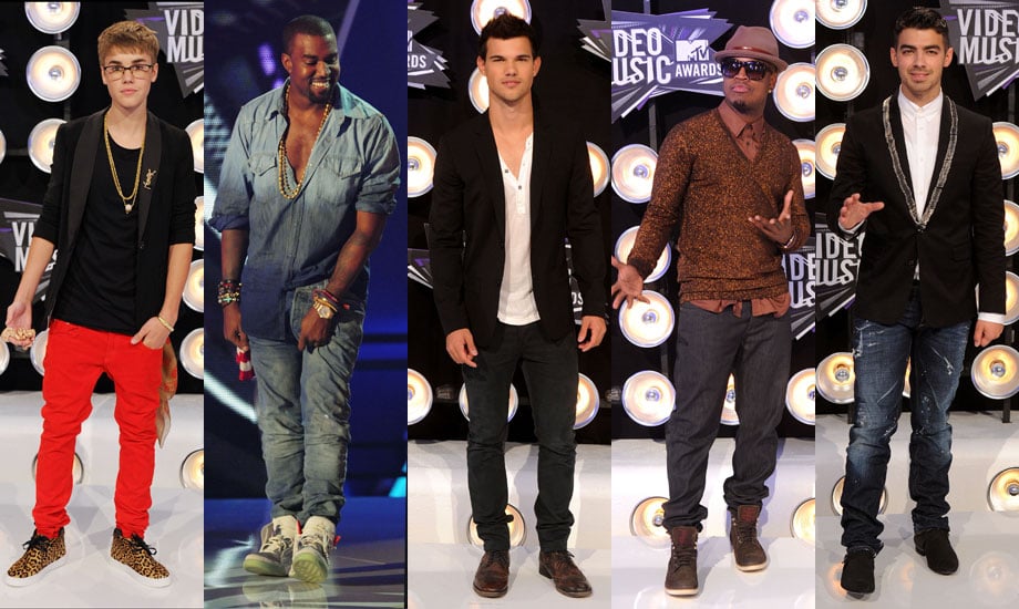 Best Dressed Male Celebrities At The 2011 Vmas Kanye West Joe