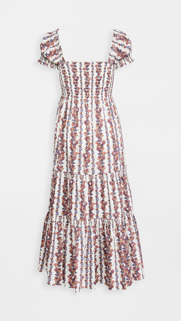 Tory Burch Printed Smocked Midi Dress | These Are Hands Down the Best  Dresses of the Summer | POPSUGAR Fashion Photo 30