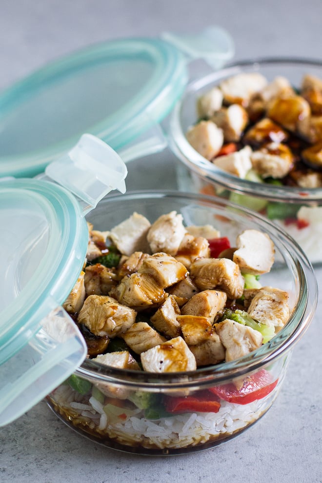 Freezer-Friendly Teriyaki Chicken Bowls