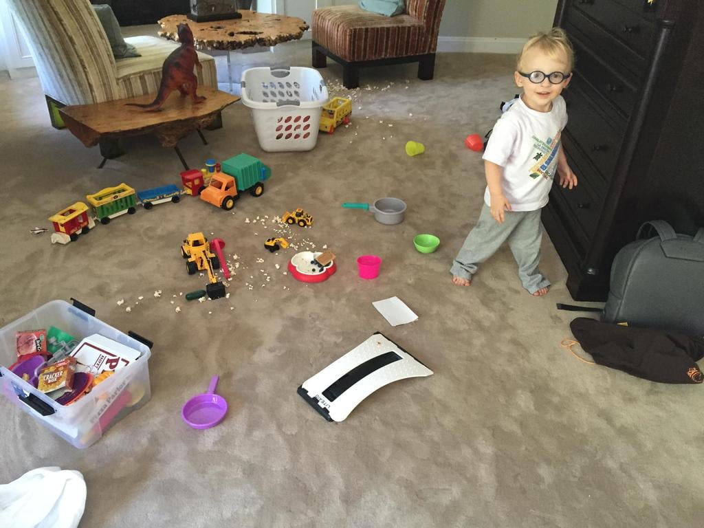 Anna: "'I don't think so mommy!' Is what my child said after 'Can you please pick up the popcorn you threw all over?'"