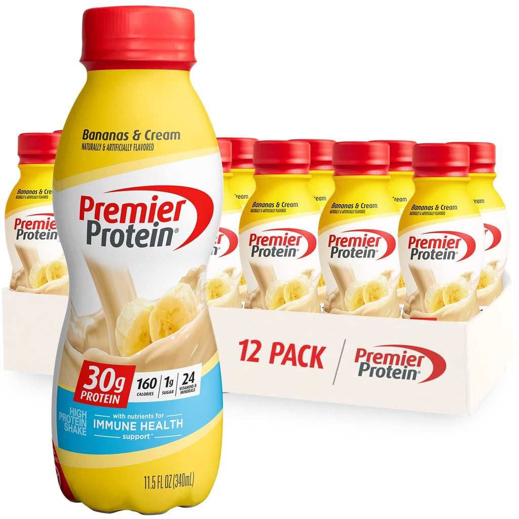 Premier Protein Shake, 12 Pack ($24, originally $32)
Good luck picking just one flavor of this cult-favorite protein shake (they're all on sale for Prime Day!). Bananas and Cream is a classic, but we're eyeing Cinnamon Roll, Cookie Dough, Strawberries and Cream . . . and more.