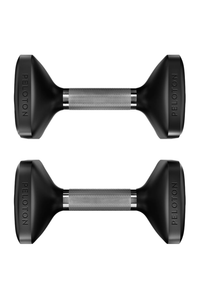Peloton Dumbbells ($55)
Whether you've already invested in Peloton machines or are looking for a more budget-friendly way to introduce the brand to your space, these dumbbells were made to enhance your routine. Customers rave about how the ergonomic design makes each weight easy to hold onto. Choose from up to six different weights to curate your ideal selection.