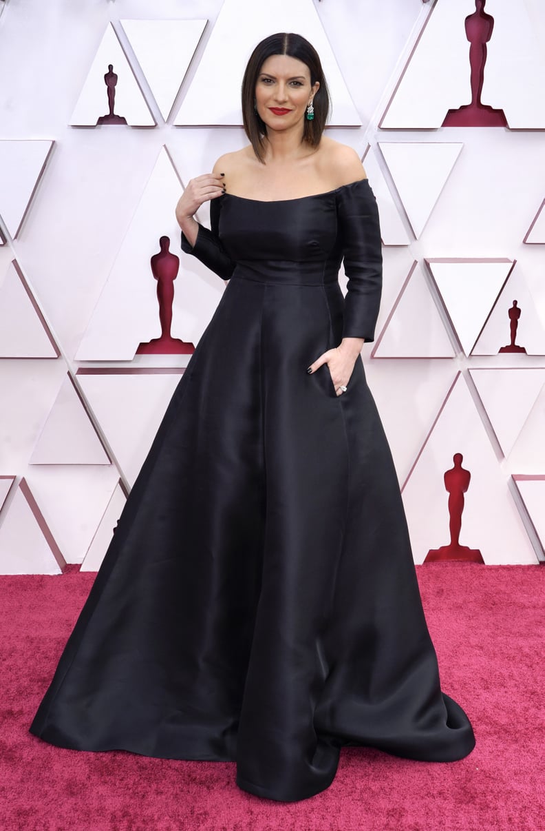 Laura Pausini at the 2021 Oscars