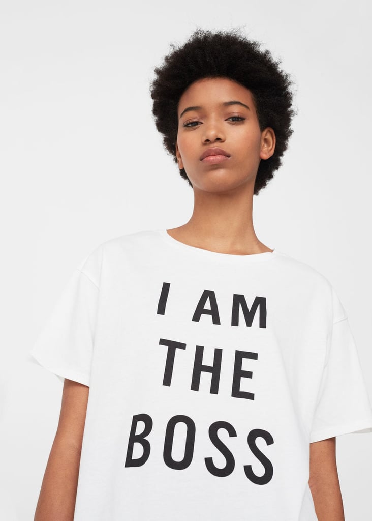 Mango Message Cotton T-Shirt
