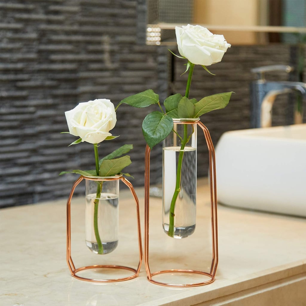 Metal Flower Vase Glasses