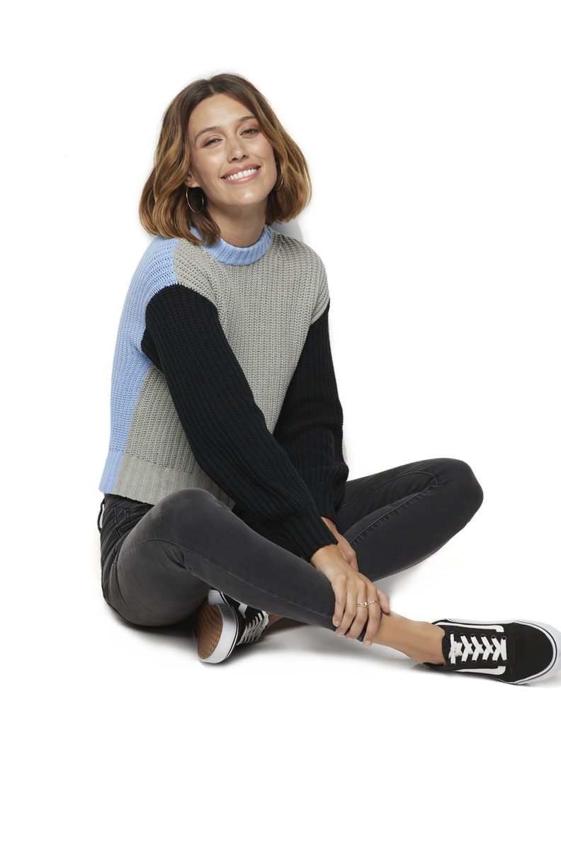 POPSUGAR at Kohl's Colorblock Crewneck Sweater