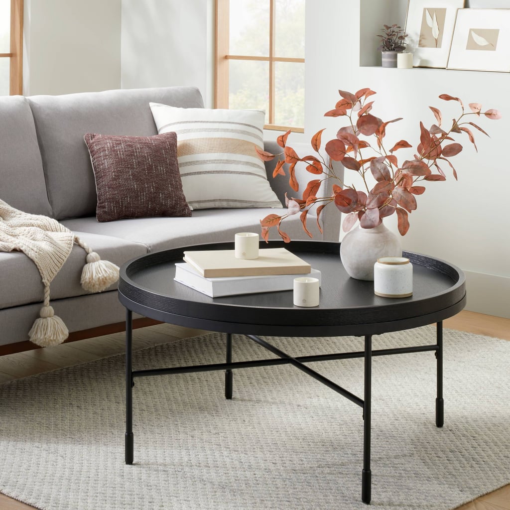 A Unique Coffee Table: Wood & Metal Coffee Table