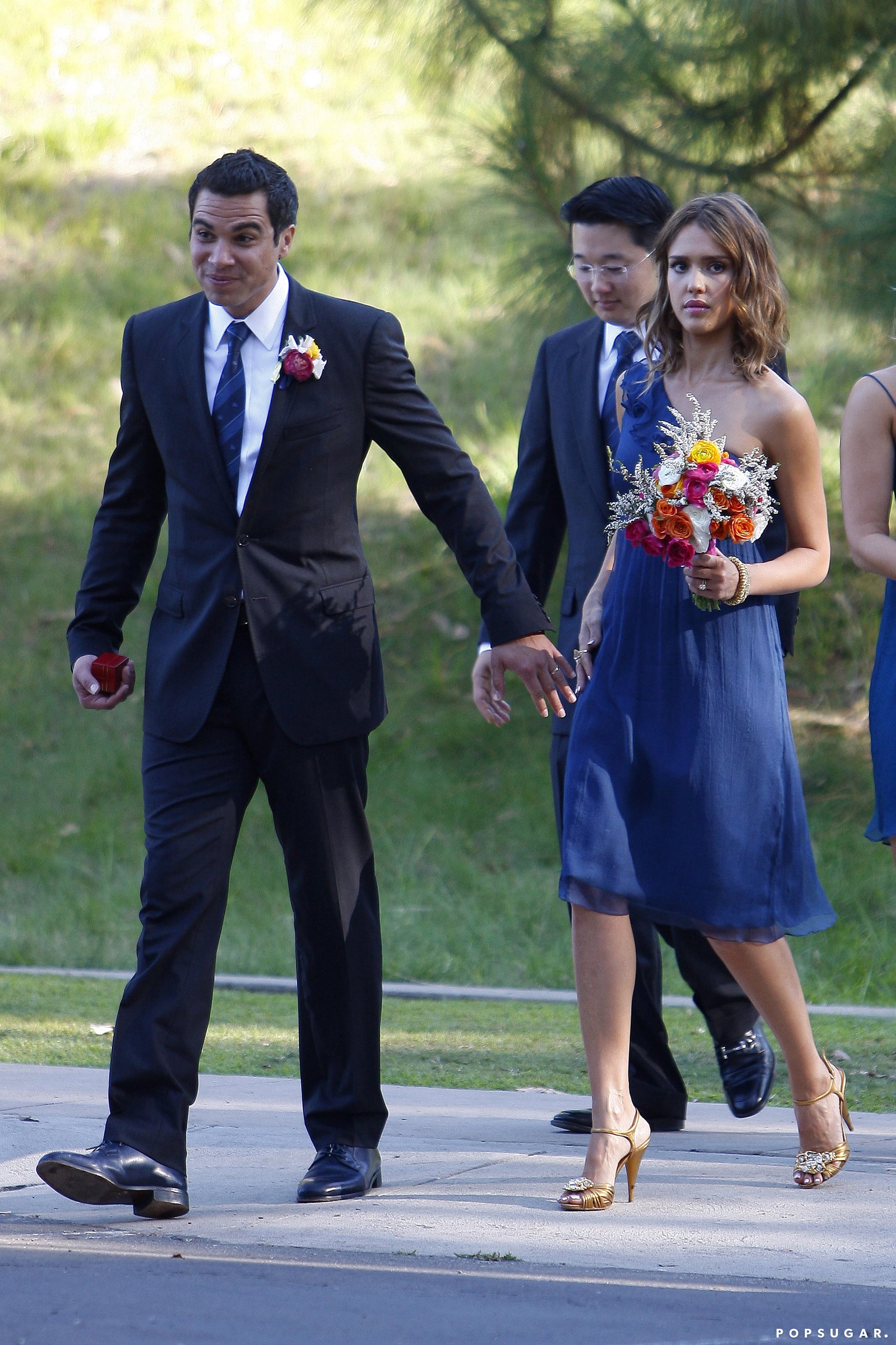 Jessica Alba Was A Bridesmaid And Cash Warren The Best Man For