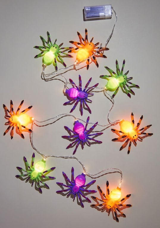 Quirky Crawly Spider String Lights