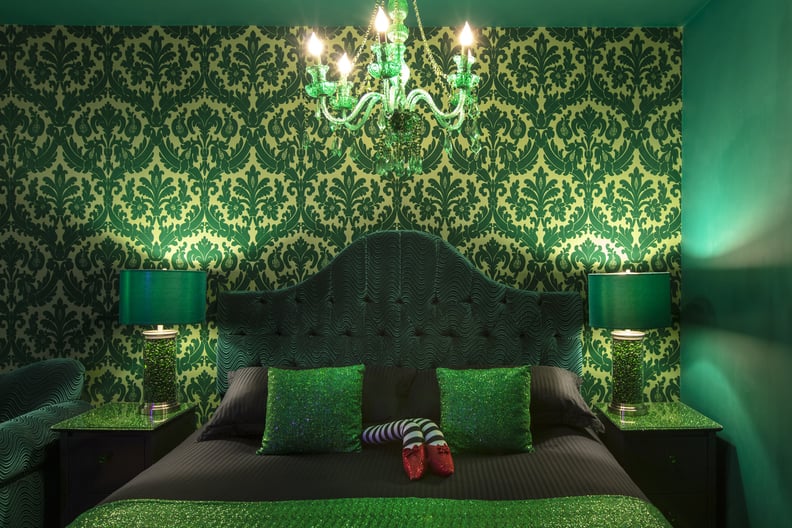 A Wizard of Oz-Themed Bedroom, Featuring a Pair of Ruby Slippers