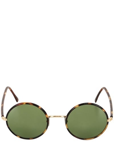 L.G.R Handmade Elliot Round Metal Sunglasses ($365)