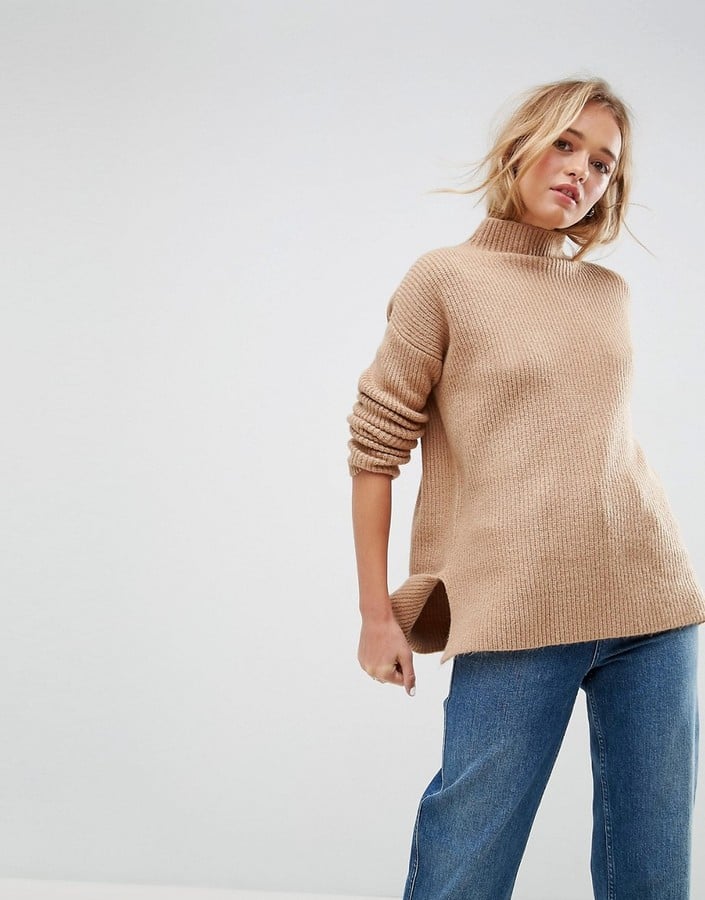 ASOS Chunky Sweater With Turtleneck