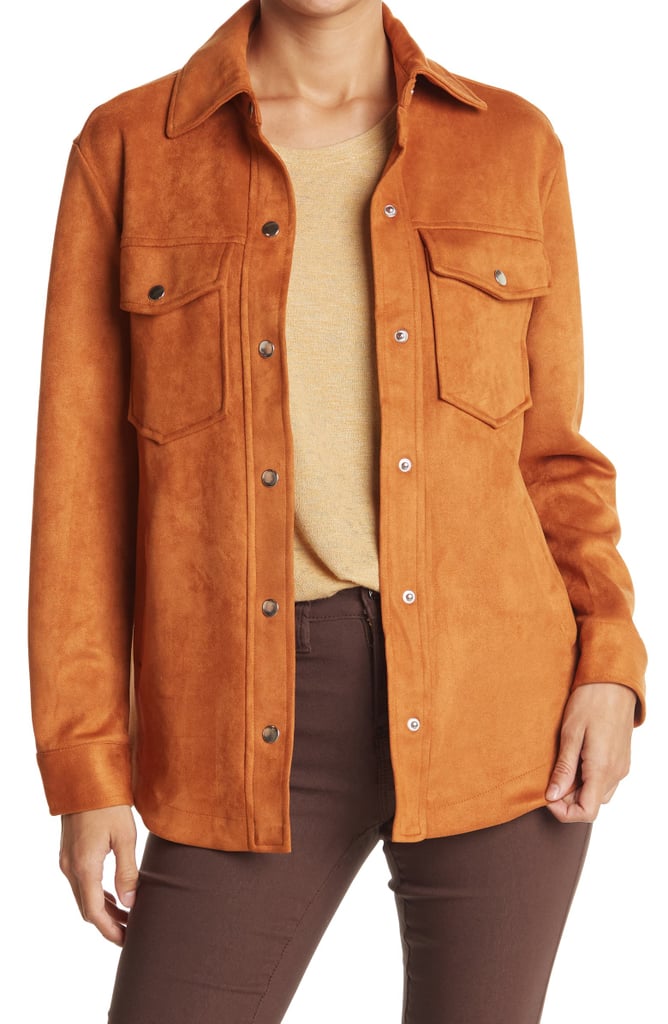 A Perfect Outer Layer: Ookie and Lala Faux Suede Shacket