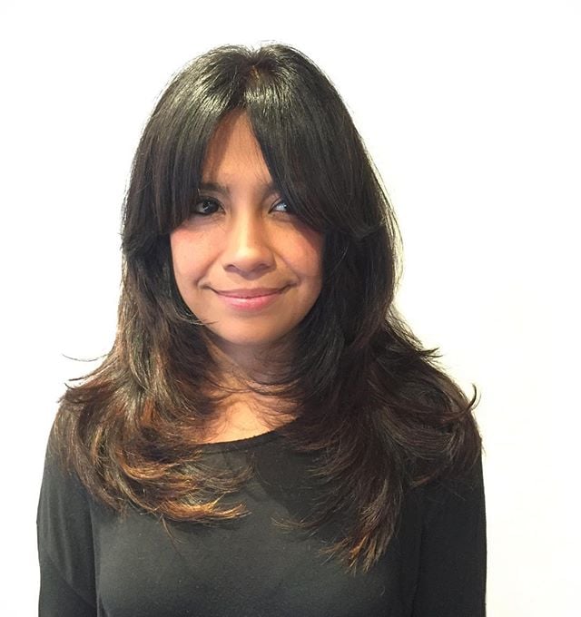 Cute Haircuts With Curtain Bangs - Curtain Bangs With Layers 1