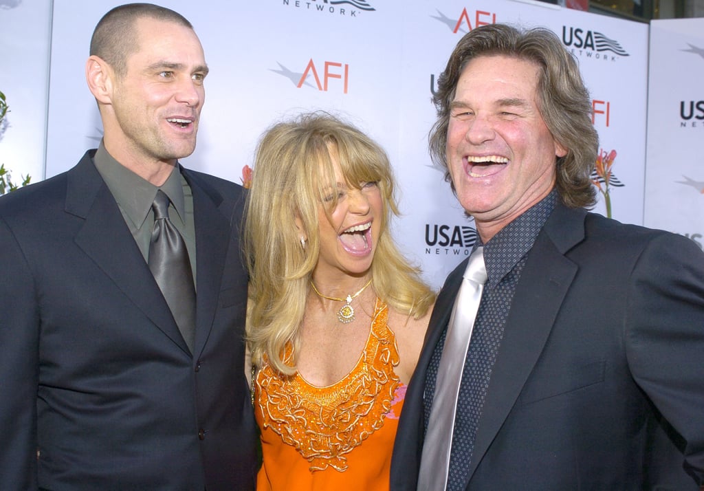 Goldie joined forces with Jim Carrey in 2004 to crack Kurt up.