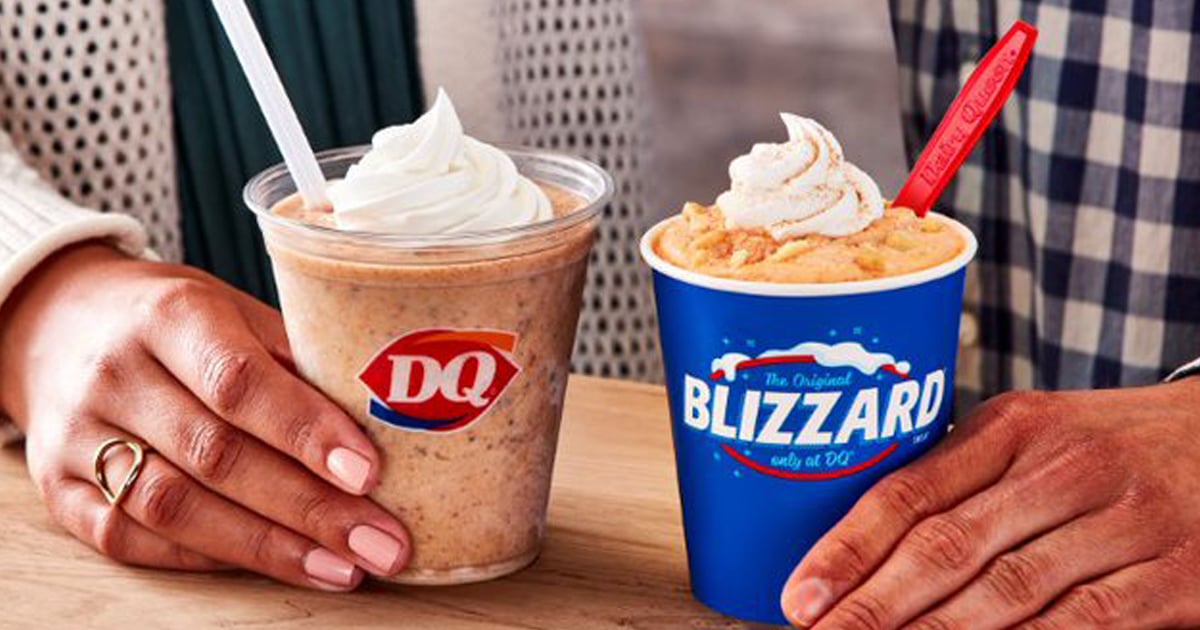 Dairy Queen's New Pumpkin Cookie Butter Milkshake Photos POPSUGAR Food